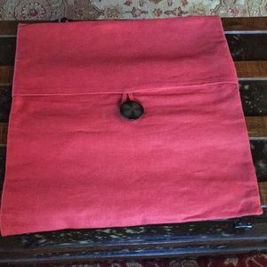 Pottery Barn Pillow Cover with Button Accent